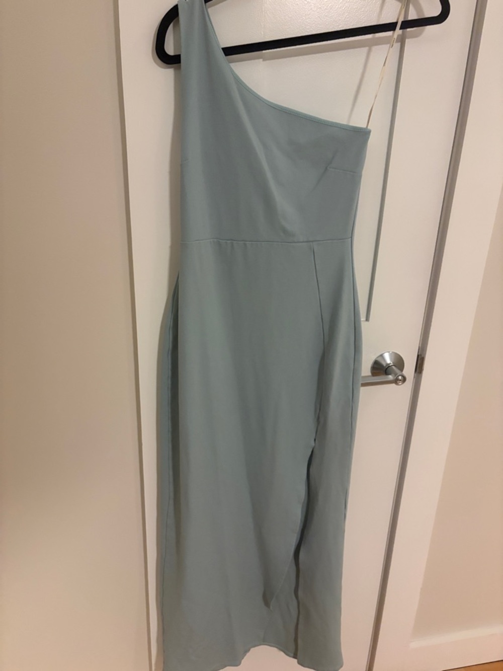 Forever 21 One-Shoulder Mint Dress